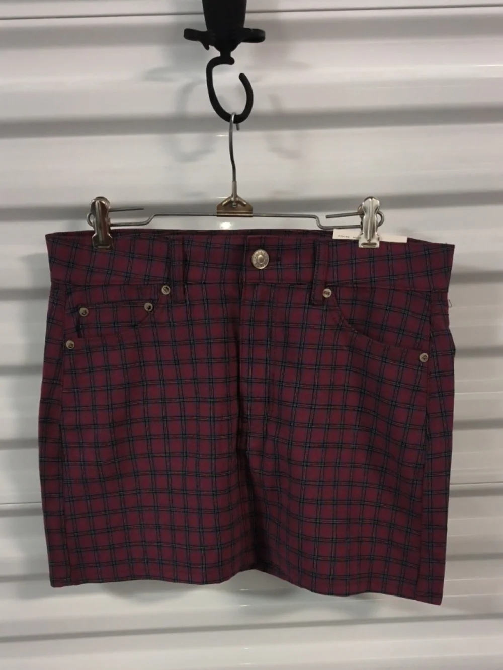 American Eagle Hi-Rise Mini Plaid Skirt Regular High Rise Size 8 New